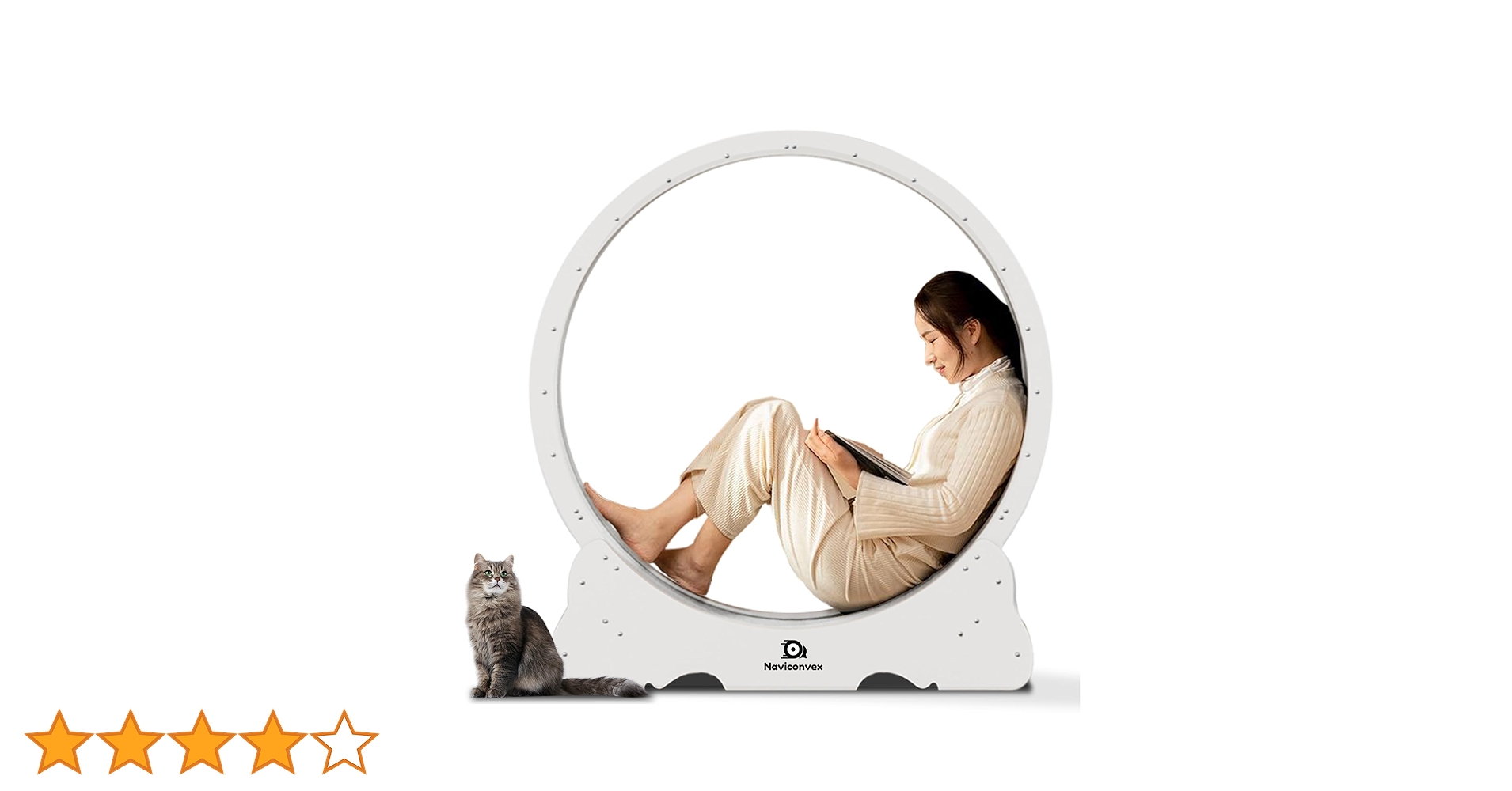 キャットホイール 960mm Amazon | petstay キャットホイール 猫 回し車 木製 直径110cm 大型猫